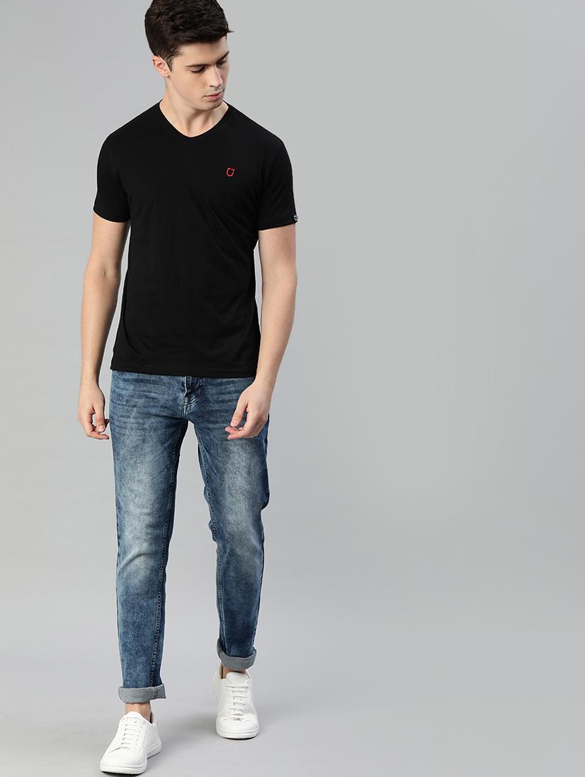 black solid t-shirt - 17007639 - Zoom Image - 4