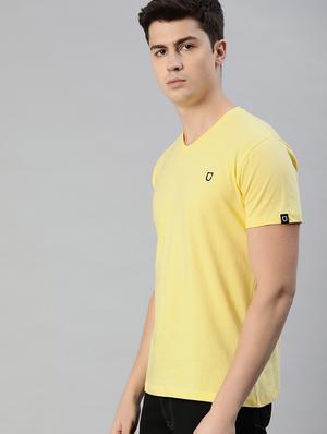 yellow solid t-shirt - 17007642 - Standard Image - 2