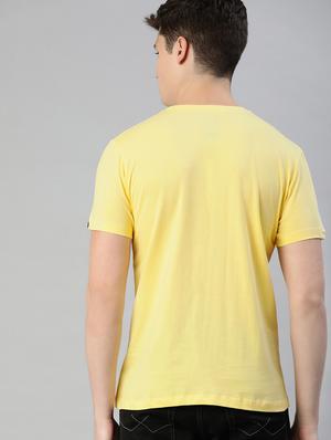 yellow solid t-shirt - 17007642 - Standard Image - 3