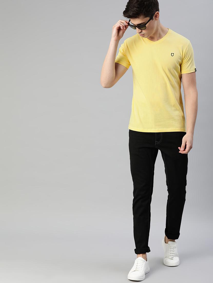 yellow solid t-shirt - 17007642 - Zoom Image - 4
