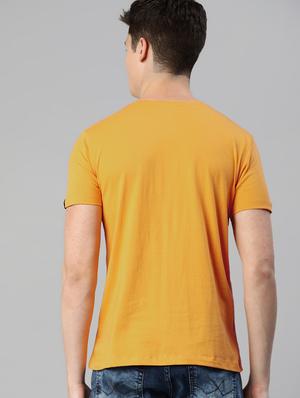 yellow solid t-shirt - 17007643 - Standard Image - 3
