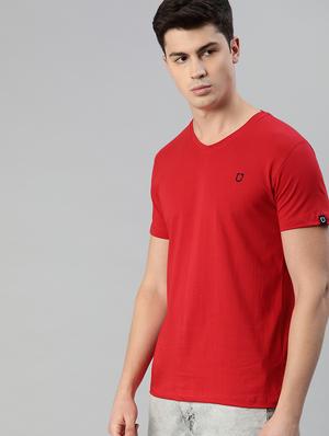 red solid t-shirt - 17007644 - Standard Image - 2