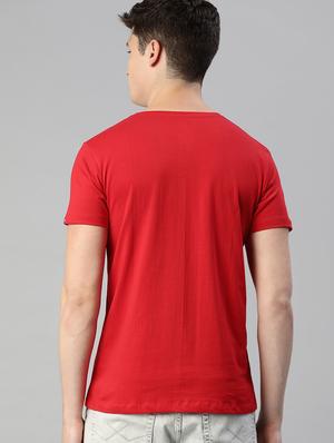 red solid t-shirt - 17007644 - Standard Image - 3
