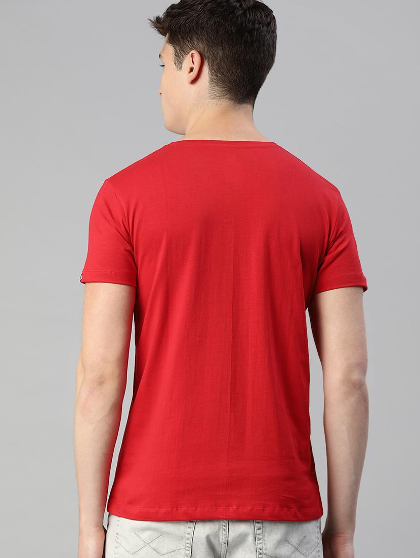 red solid t-shirt - 17007644 - Zoom Image - 3