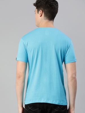 light blue solid t-shirt - 17007647 - Standard Image - 3