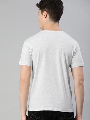 light grey solid t-shirt - 17007650 - Standard Image - 3