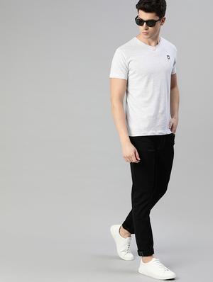light grey solid t-shirt - 17007650 - Standard Image - 4