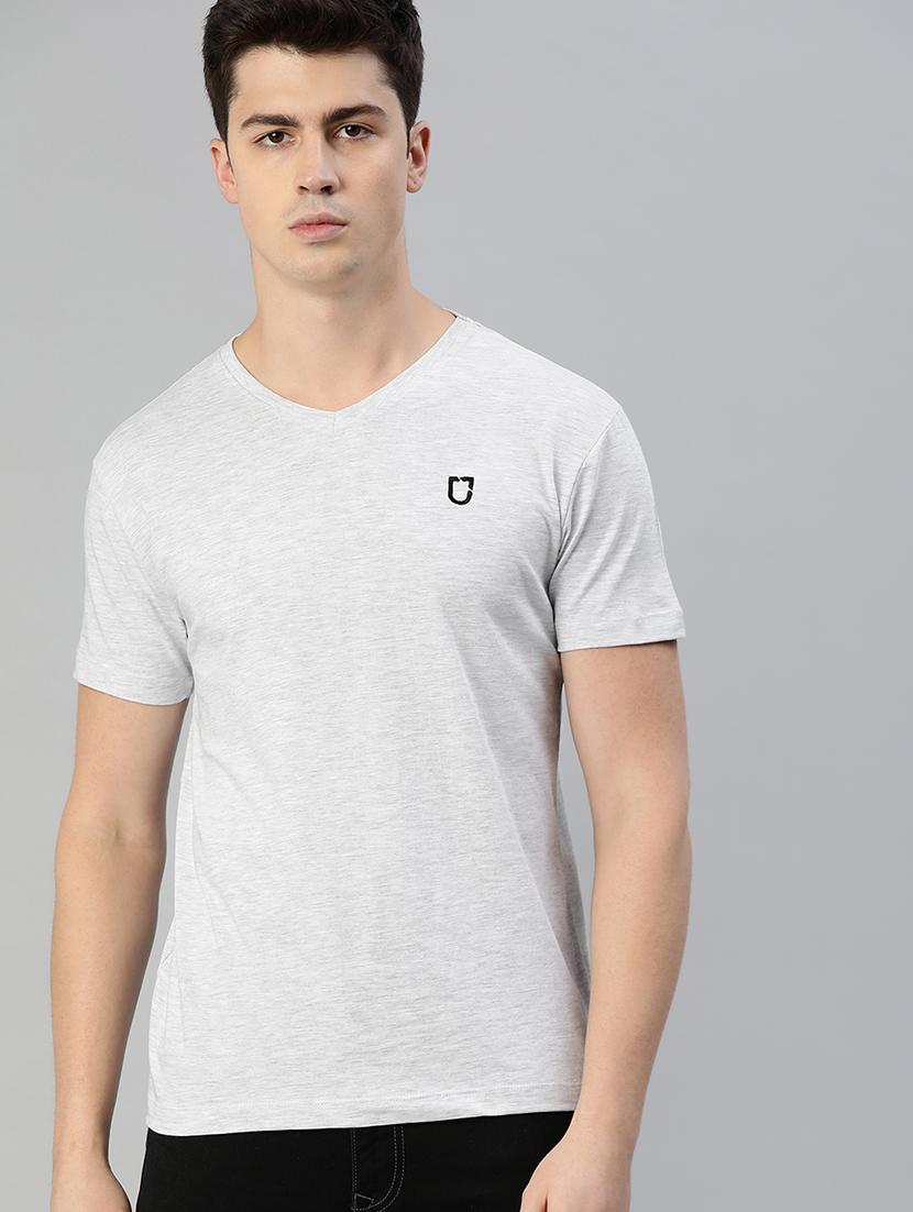 light grey solid t-shirt - 17007650 - Zoom Image - 1