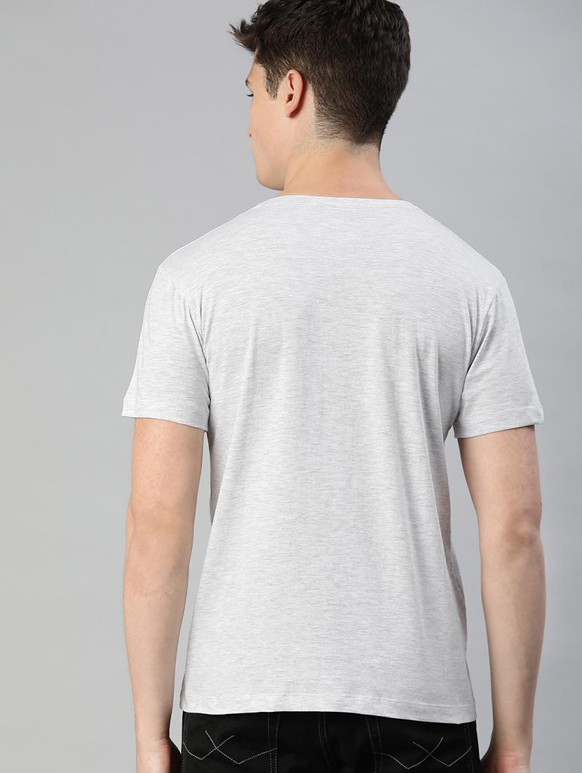 light grey solid t-shirt - 17007650 - Zoom Image - 3