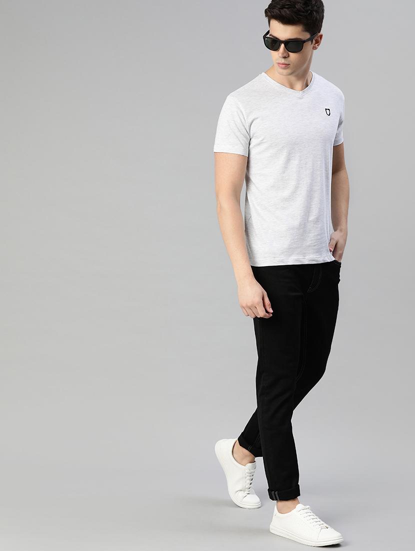 light grey solid t-shirt - 17007650 - Zoom Image - 4
