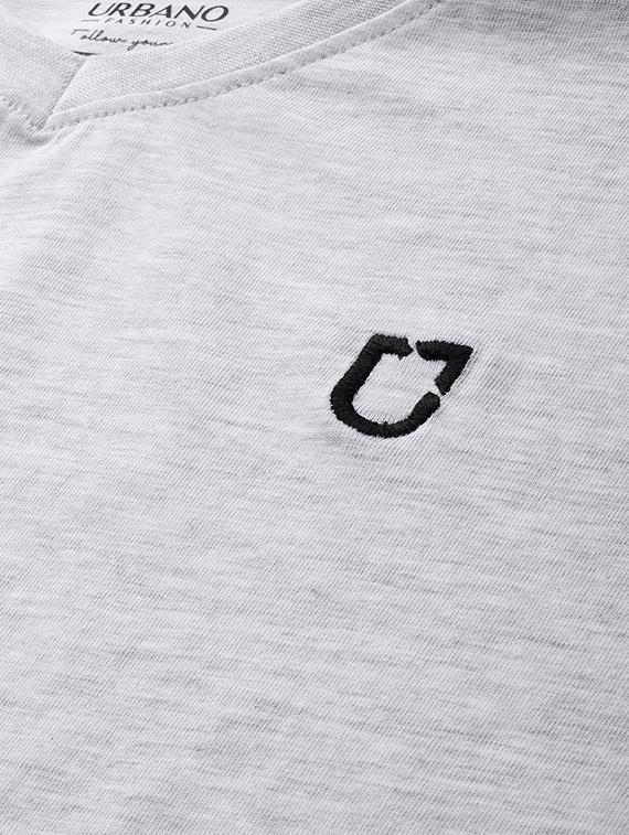 light grey solid t-shirt - 17007650 - Zoom Image - 5