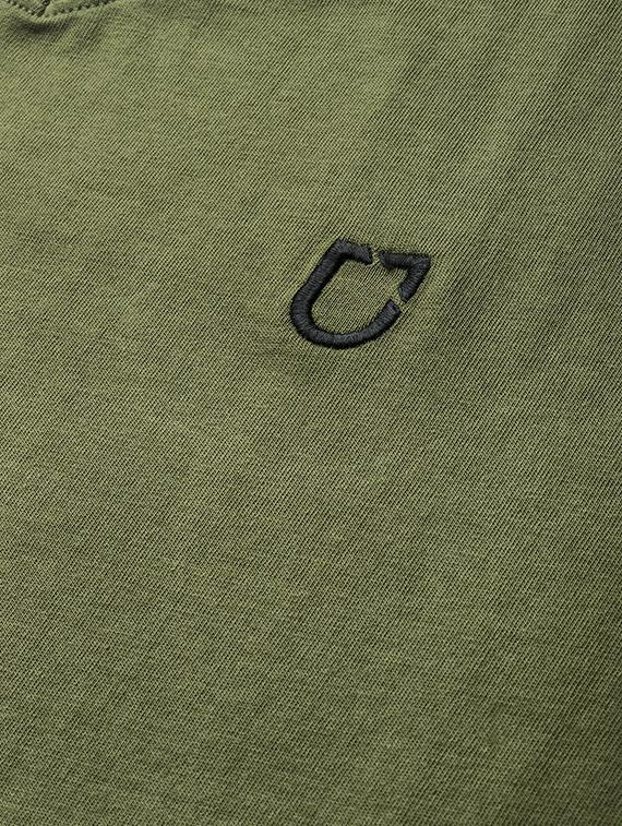 olive green solid t-shirt - 17007651 - Zoom Image - 5