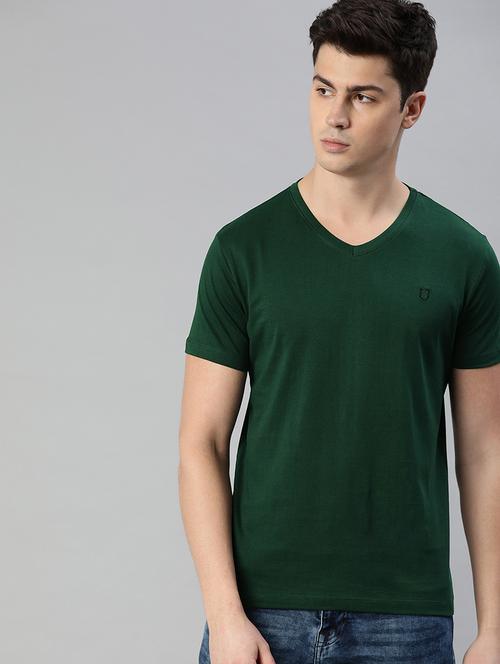 green solid t-shirt - 17007652 - Standard Image - 1