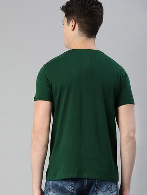 green solid t-shirt - 17007652 - Standard Image - 3