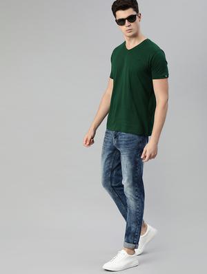 green solid t-shirt - 17007652 - Standard Image - 4