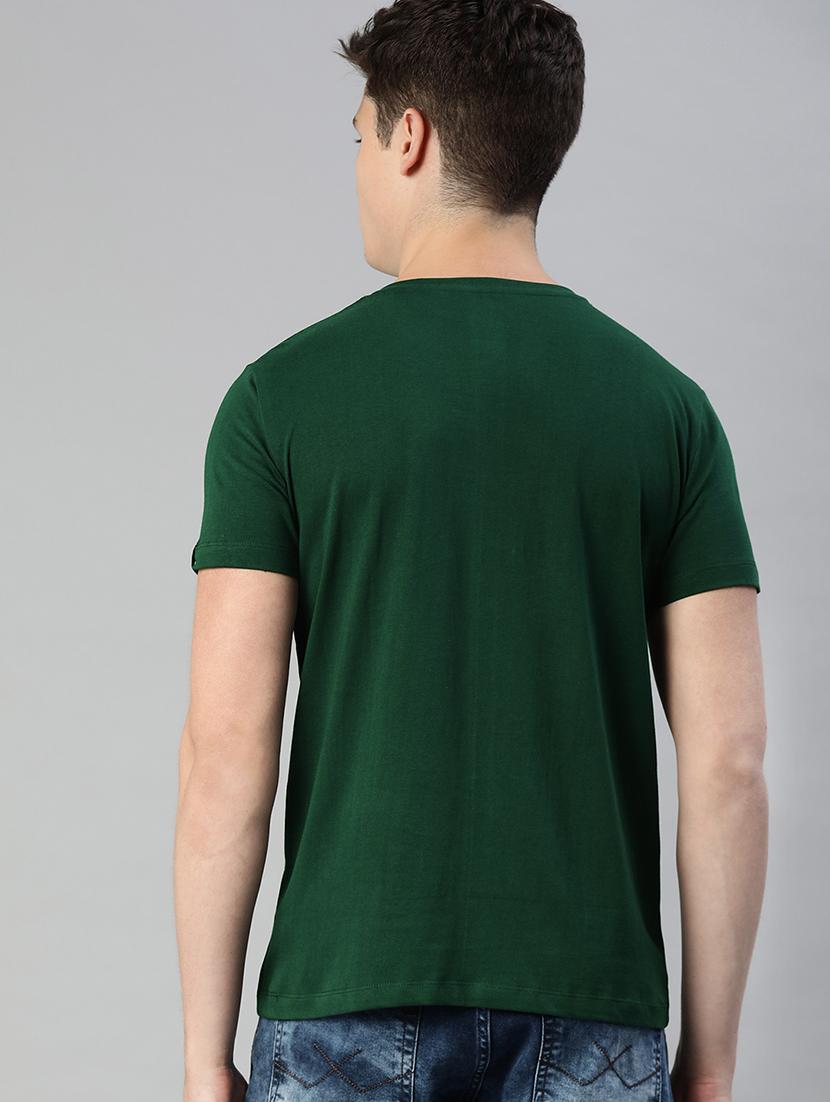 green solid t-shirt - 17007652 - Zoom Image - 3