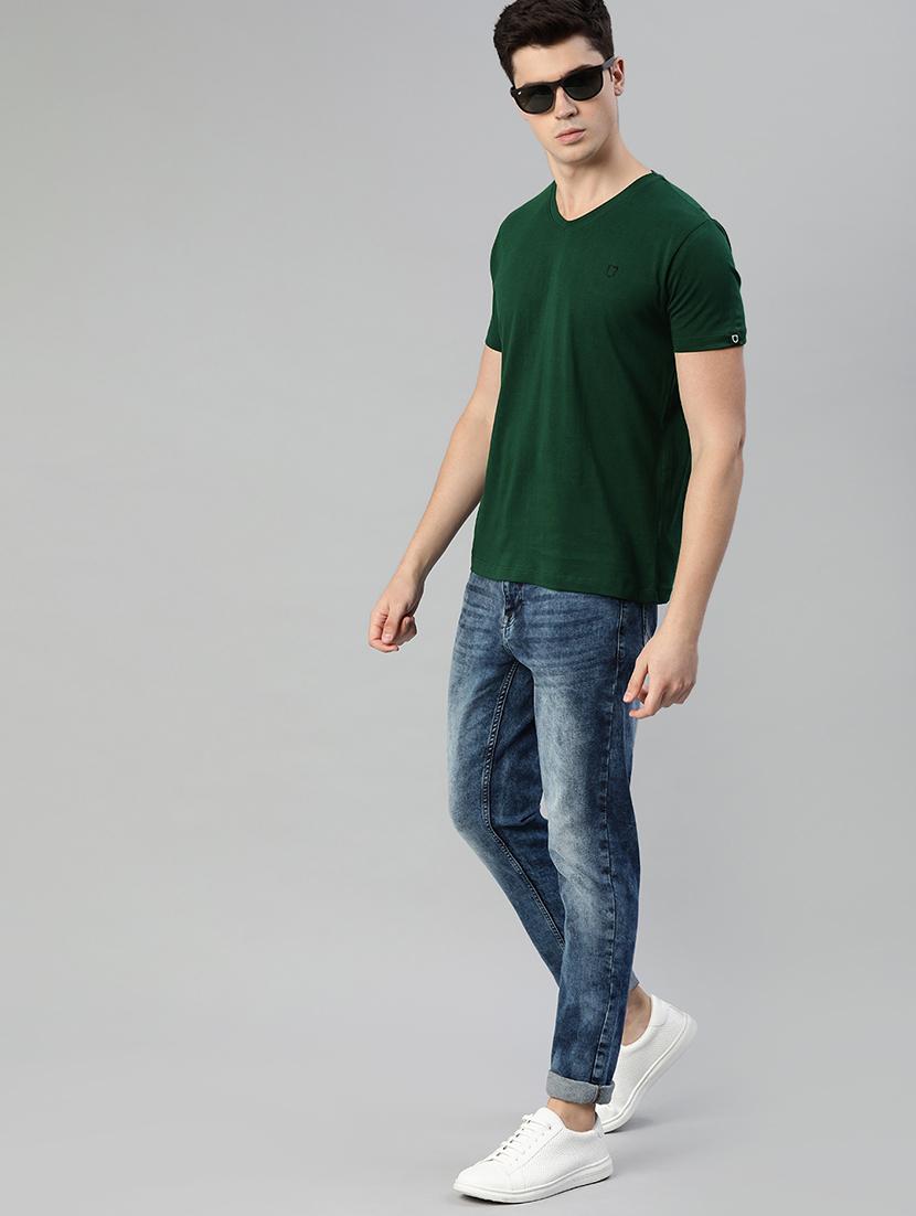 green solid t-shirt - 17007652 - Zoom Image - 4