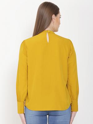 round neck long sleeves top - 17007710 - Standard Image - 3