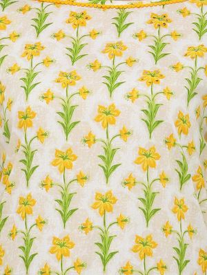 floral straight kurta - 17007800 - Standard Image - 4