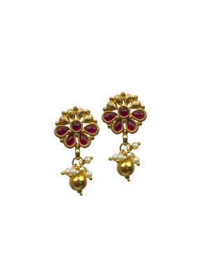 gold plated bridal necklace - 17008933 - Standard Image - 3