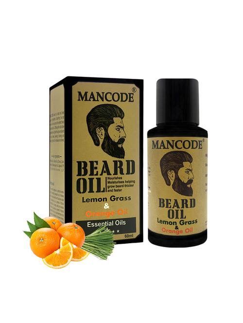 mancode beard oil -lemon grass & orange oil - 17009035 - Standard Image - 1