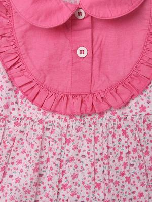 pink cotton frock - 17009086 - Standard Image - 3