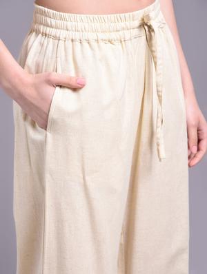 yoke embroidered kurta palazzo set - 17009129 - Standard Image - 6