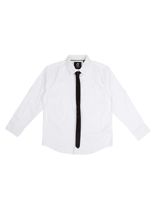 white cotton shirt - 17009178 - Standard Image - 1