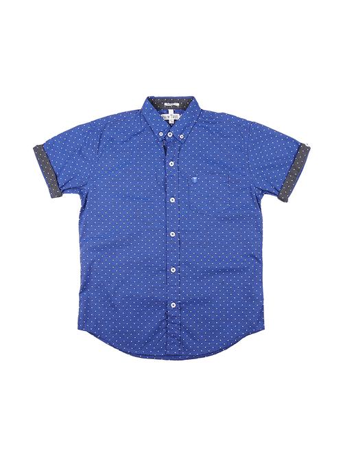 blue cotton shirt - 17009255 - Standard Image - 1