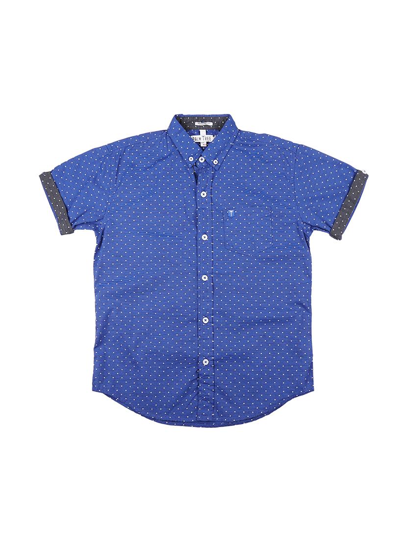 blue cotton shirt - 17009255 - Zoom Image - 1