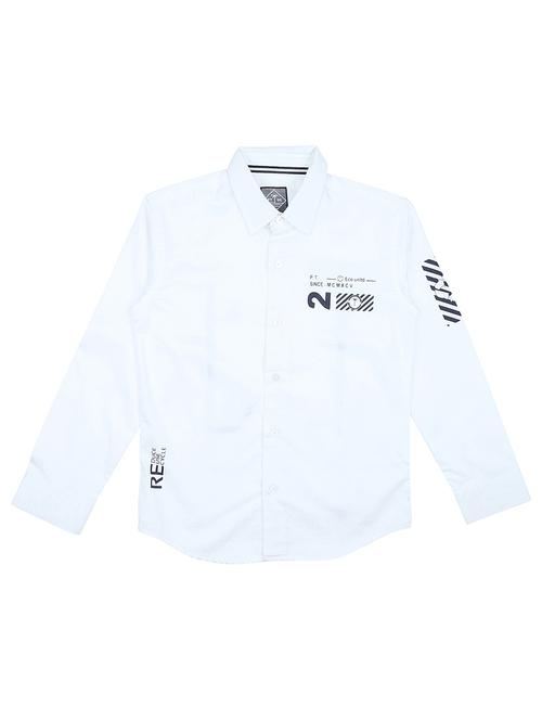 white cotton shirt - 17009288 - Standard Image - 1