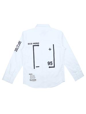 white cotton shirt - 17009288 - Standard Image - 2