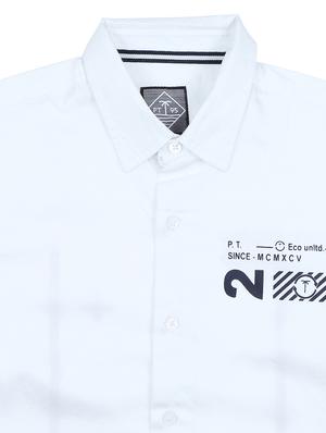 white cotton shirt - 17009288 - Standard Image - 3