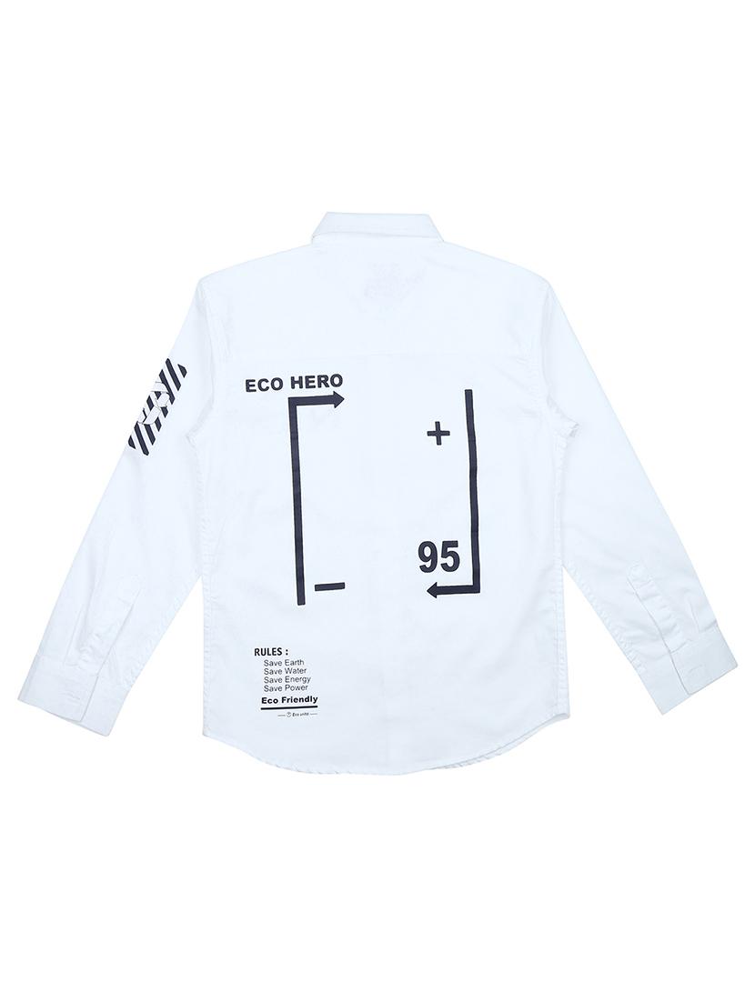 white cotton shirt - 17009288 - Zoom Image - 2