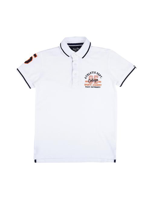 white cotton tshirt - 17009413 - Standard Image - 1