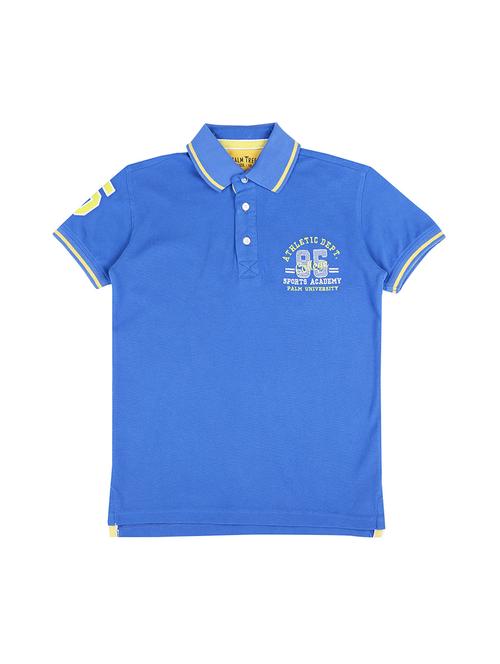 blue cotton tshirt - 17009415 - Standard Image - 1