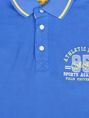 blue cotton tshirt - 17009415 - Standard Image - 3