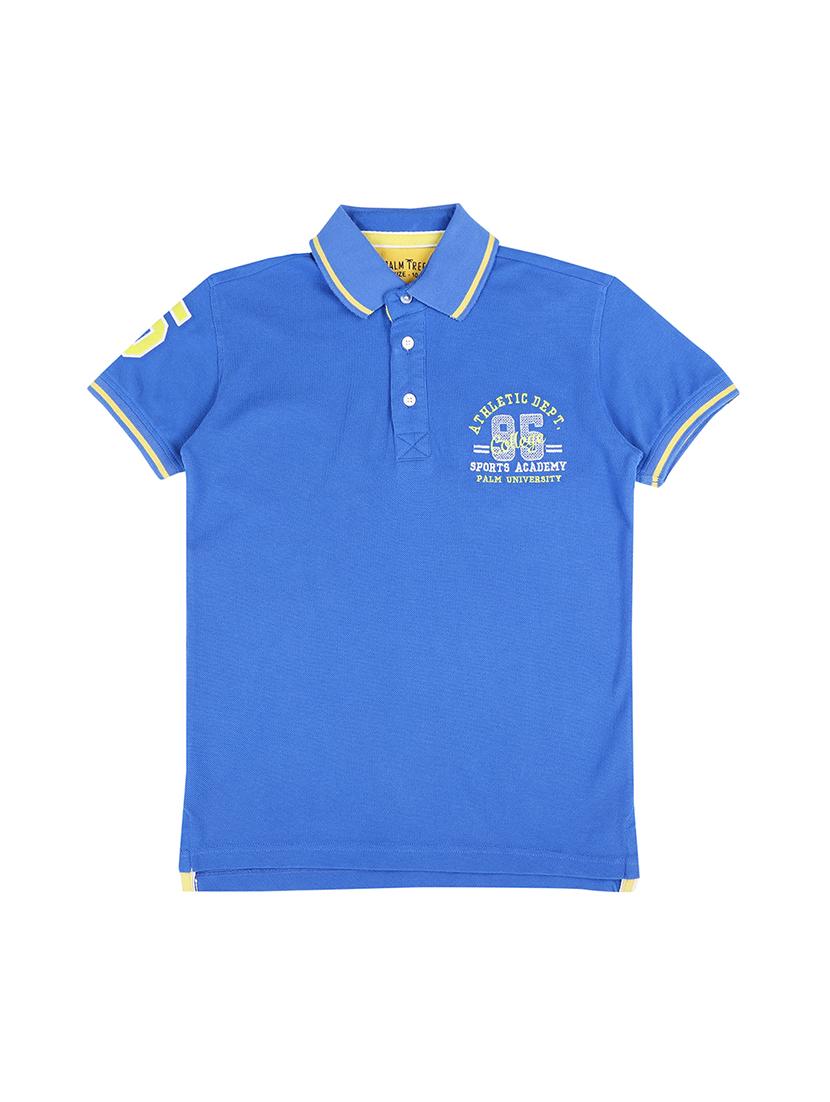 blue cotton tshirt - 17009415 - Zoom Image - 1