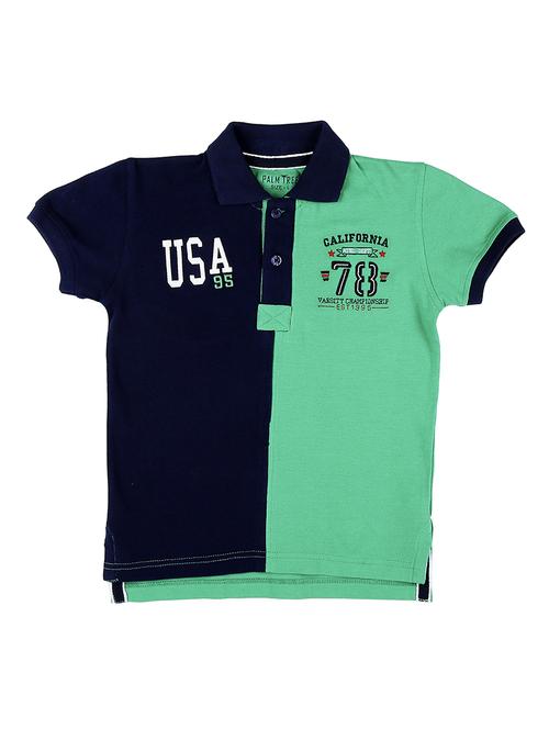 green cotton tshirt - 17009469 - Standard Image - 1