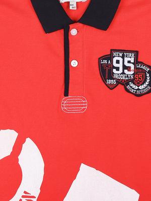 red cotton tshirt - 17009497 - Standard Image - 3