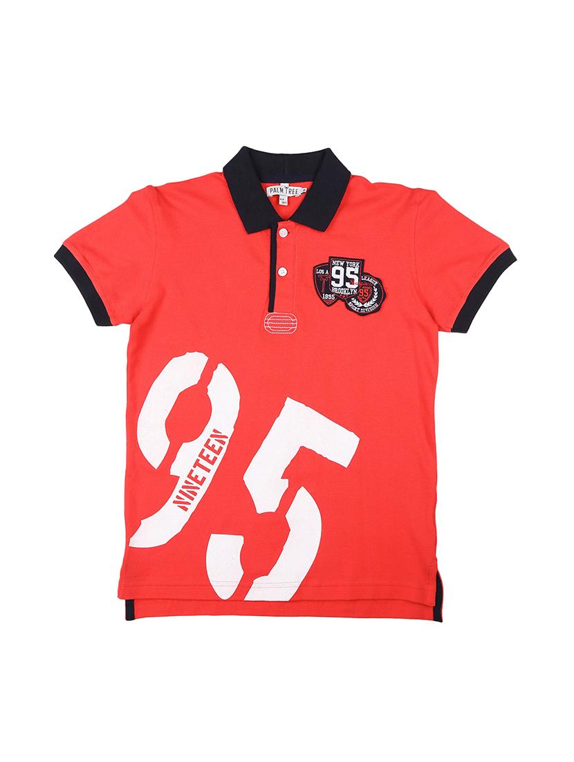 red cotton tshirt - 17009497 - Zoom Image - 1