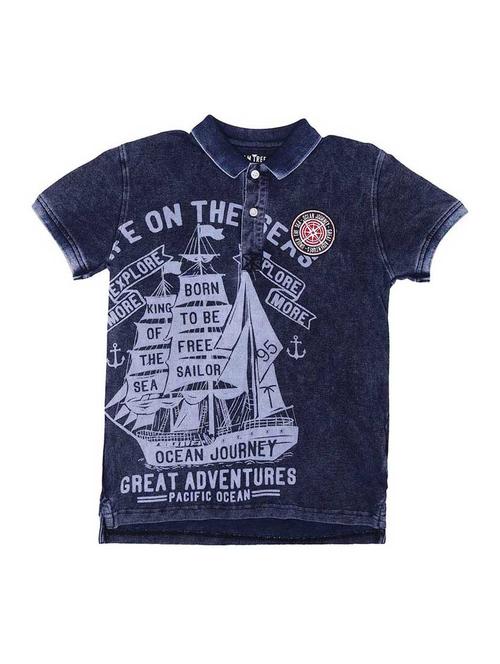 blue cotton tshirt - 17009501 - Standard Image - 1