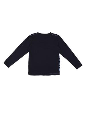 dark blue cotton tshirt - 17009515 - Standard Image - 2