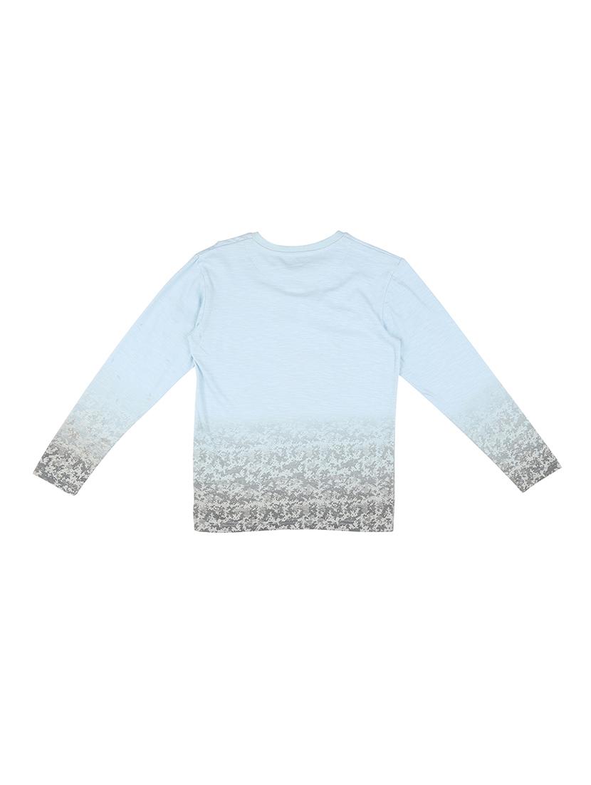 light blue cotton tshirt - 17009521 - Zoom Image - 2