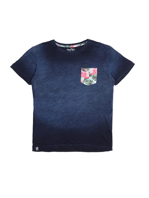 dark blue cotton tshirt - 17009524 - Standard Image - 1
