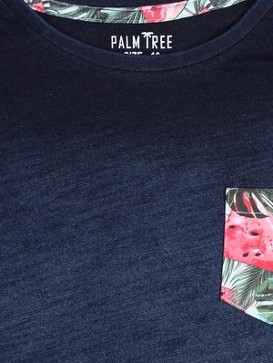 dark blue cotton tshirt - 17009524 - Standard Image - 3