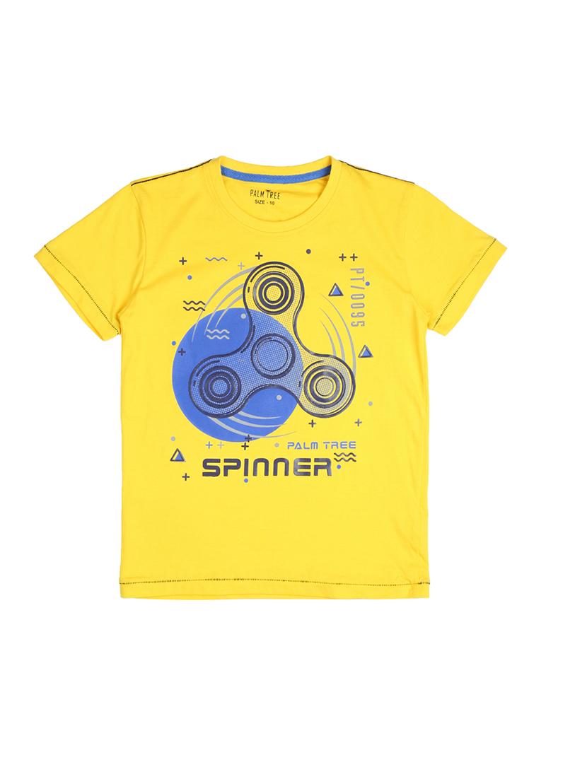 yellow cotton tshirt - 17009529 - Zoom Image - 1