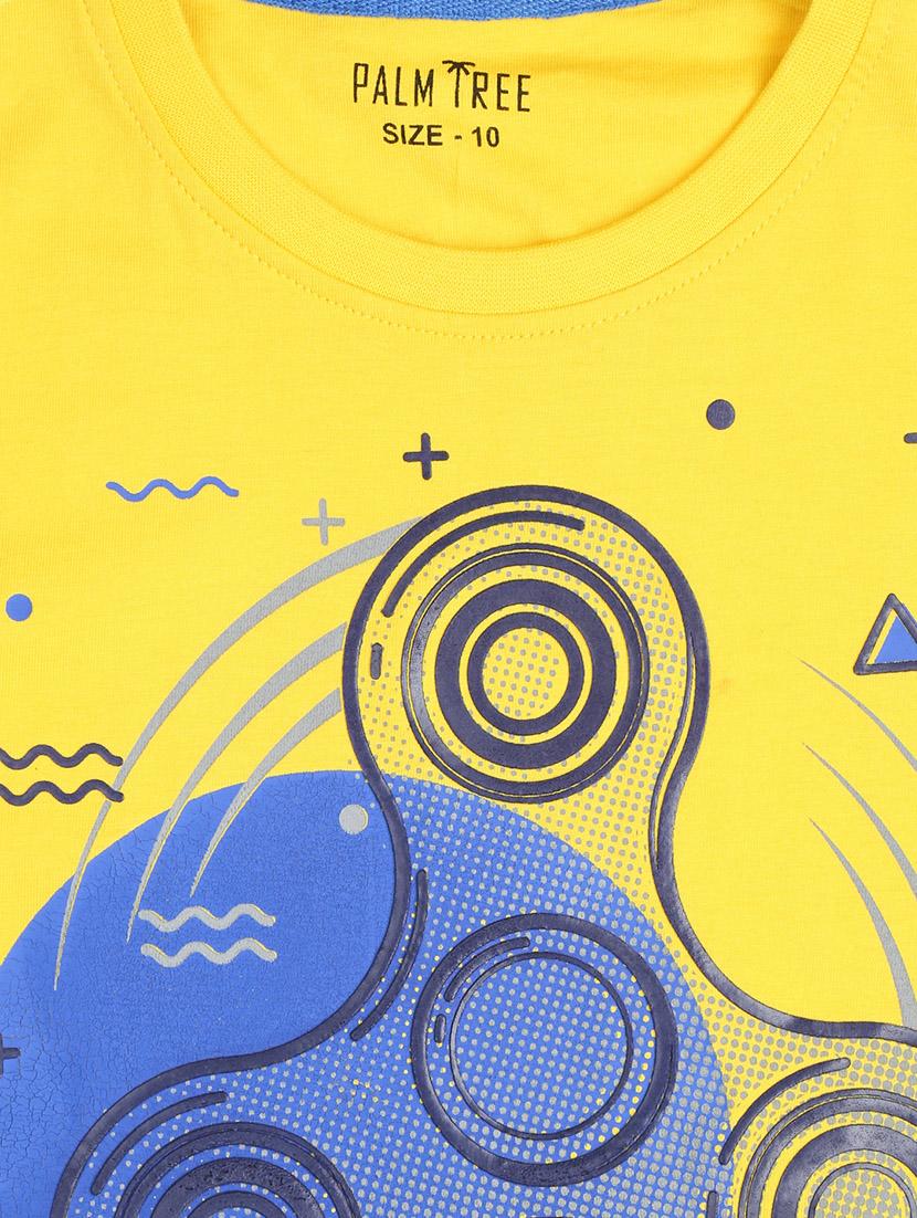 yellow cotton tshirt - 17009529 - Zoom Image - 3