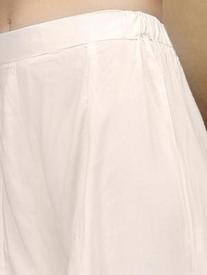 solid kurta palazzo set - 17009546 - Standard Image - 5