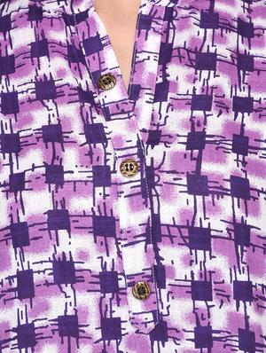 printed a-line kurta - 17009769 - Standard Image - 5
